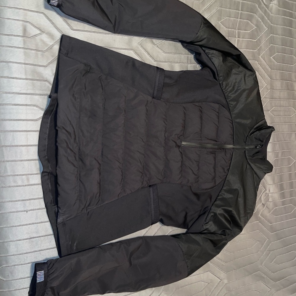 Lululemon Down For It All 1/2 Zip Pullover Jacket Black 12 - Picture 2 of 13